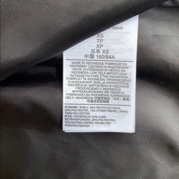 Gap Black Peacoat - Picture 3 of 3